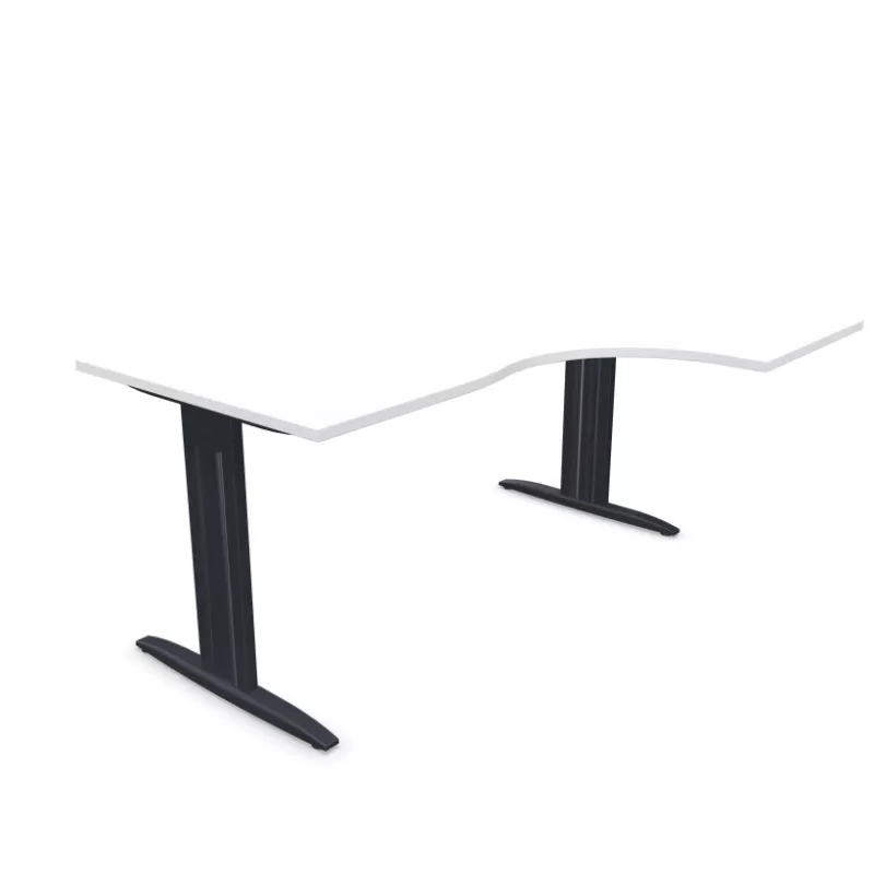 IDOL│bureau Compact 90° avec retour L160 ou 180 cm