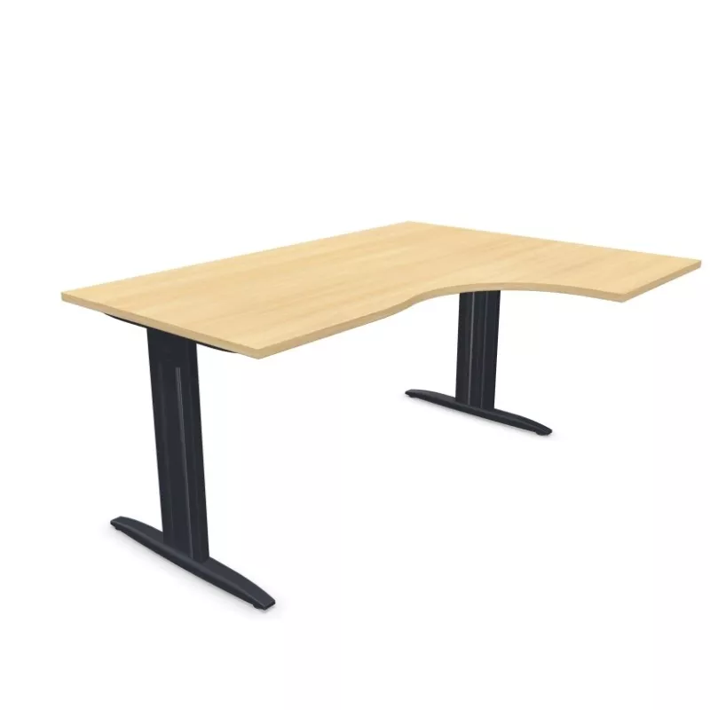 IDOL│bureau Compact 90° avec retour L160 ou 180 cm