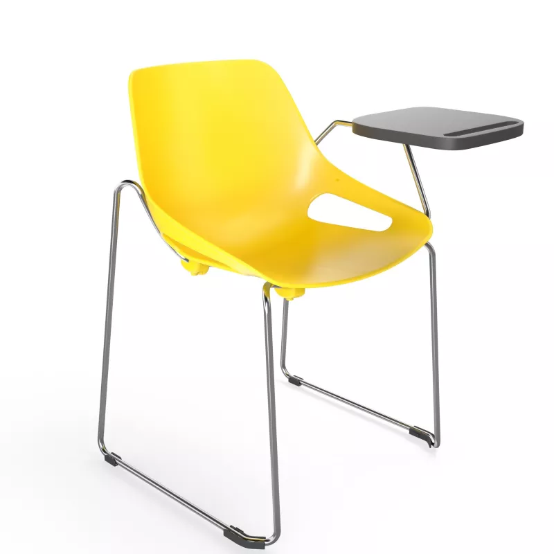 Chaise de collectivité / réunion Rosalie EOL avec tablette ecritoire