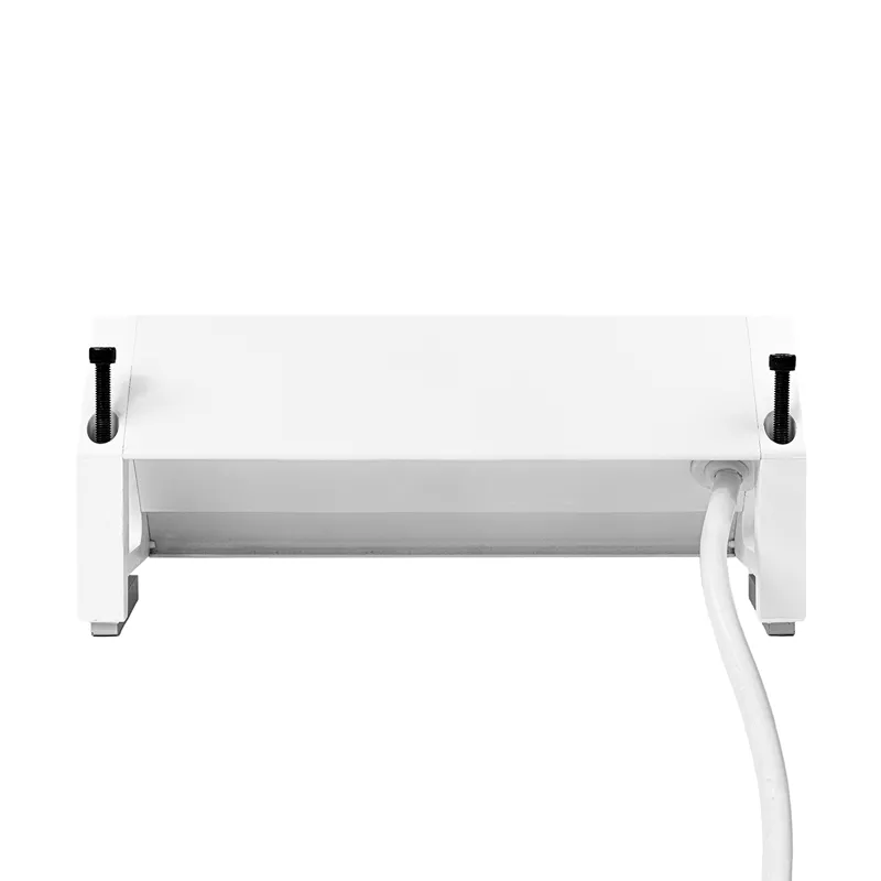 STEFFEN│ALU DESK BLANC