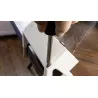 STEFFEN│ALU DESK BLANC