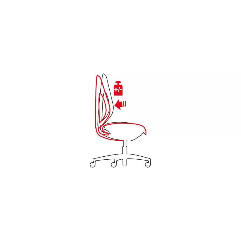 Fauteuil de travail Giroflex modèle 353-429 avec accoudoirs
