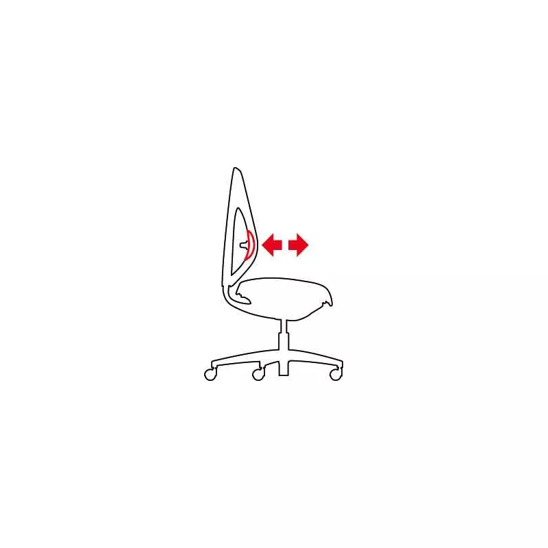 Fauteuil de travail Giroflex modèle 353-429 avec accoudoirs