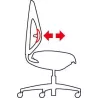 Fauteuil de travail Giroflex modèle 353-429 avec accoudoirs