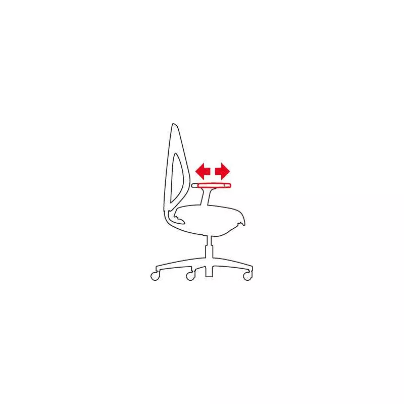 Fauteuil de travail Giroflex modèle 353-429 avec accoudoirs