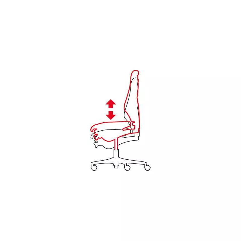Fauteuil de travail Giroflex modèle 64-3078 dossier bas