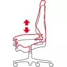 Fauteuil de travail Giroflex modèle 64-3078 dossier bas