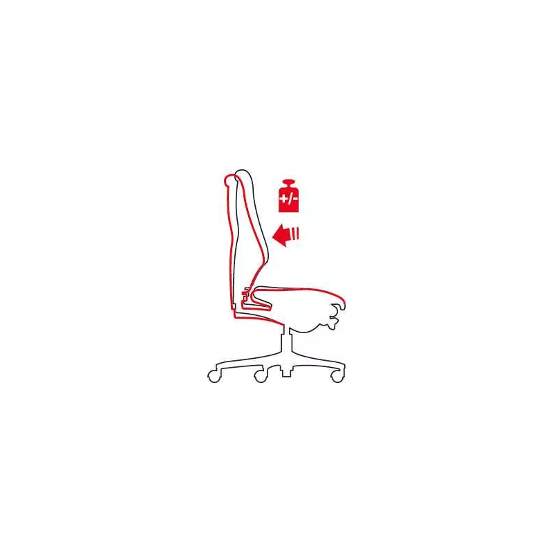 Fauteuil de travail Giroflex modèle 64-3078 dossier bas