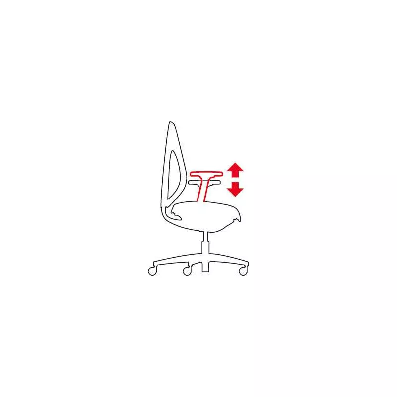 GIROFLEX®│Modèle 40-4049 avec accoudoirs - Structure chromée