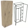 Armoire penderie Haute Portes Battantes Armand