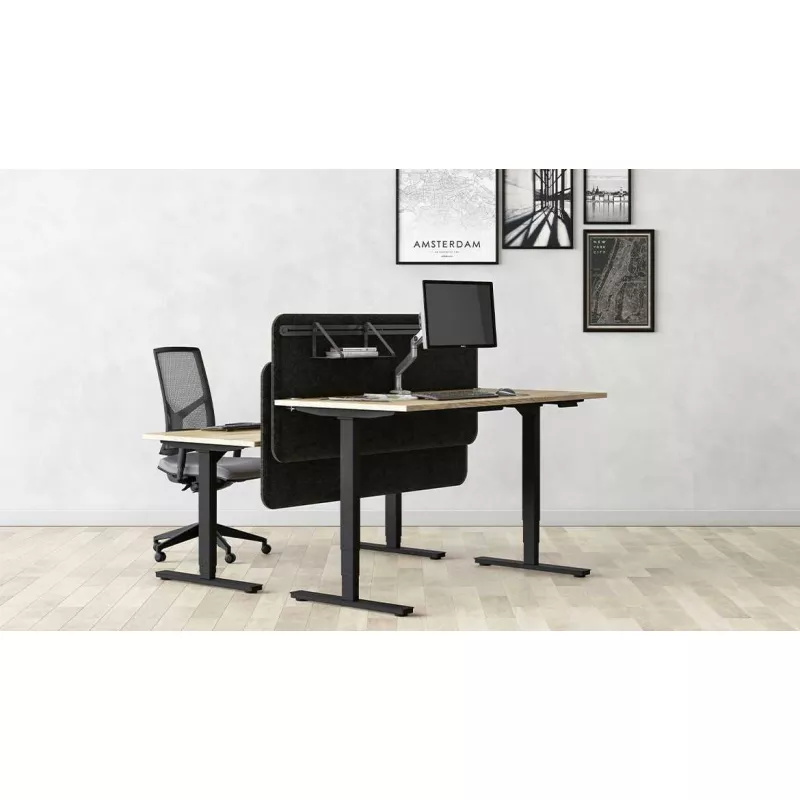 AXEL 2│Bureau électrique - p 80 cm - 4 mémoires double motorisation
