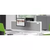 LUCIEN│Panneau écran acoustique en tissu gris clair