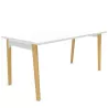 Bureau droit EOL série Robin mobilier neuf PIED BOIS MASSIF