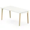 Bureau droit EOL série Robin mobilier neuf PIED BOIS MASSIF
