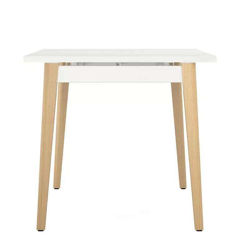 Bureau droit EOL série Robin mobilier neuf PIED BOIS MASSIF