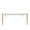 ROBIN│Bureau structure partagée pied bois massif