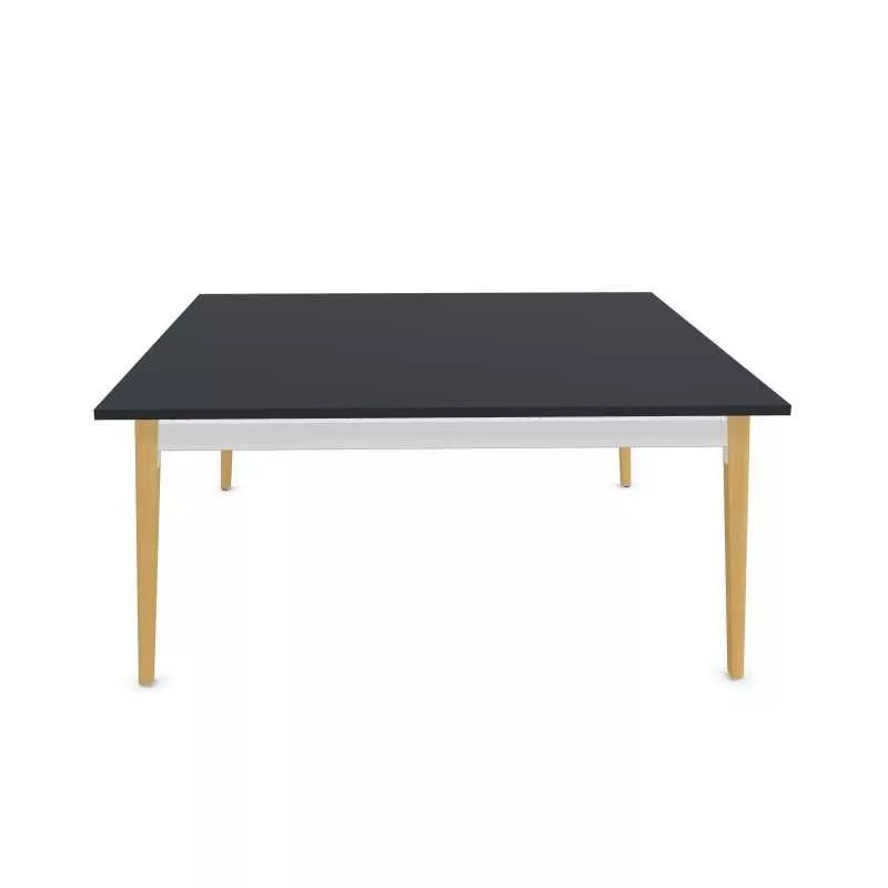 ROBIN│Bureau structure partagée pied bois massif