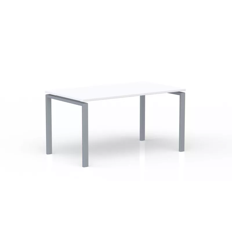 CONECT│Bureau droit pied arche acier Profondeur 80 cm