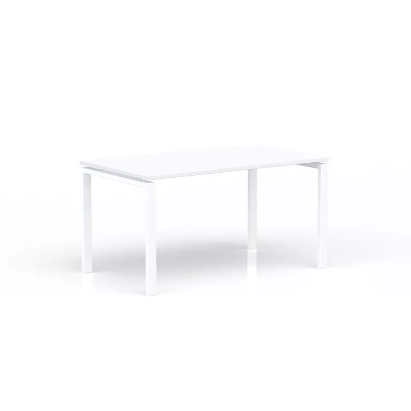 CONECT│Bureau droit pied arche acier Profondeur 80 cm