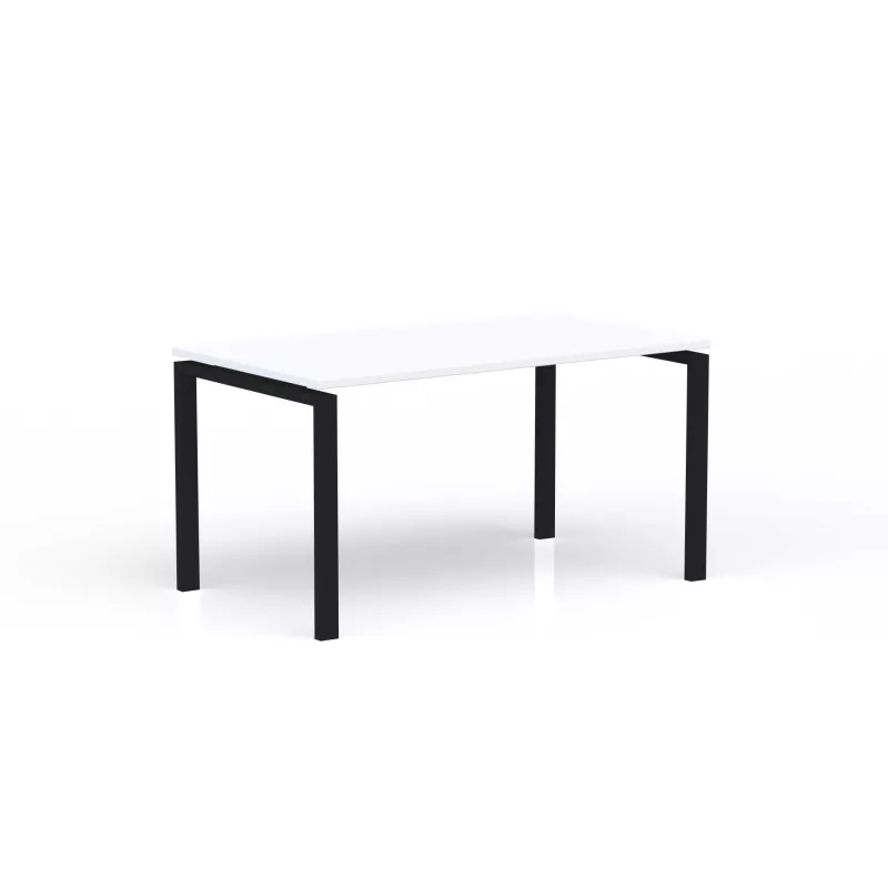 CONECT│Bureau droit pied arche acier Profondeur 80 cm