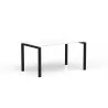 CONECT│Bureau droit pied arche acier Profondeur 80 cm