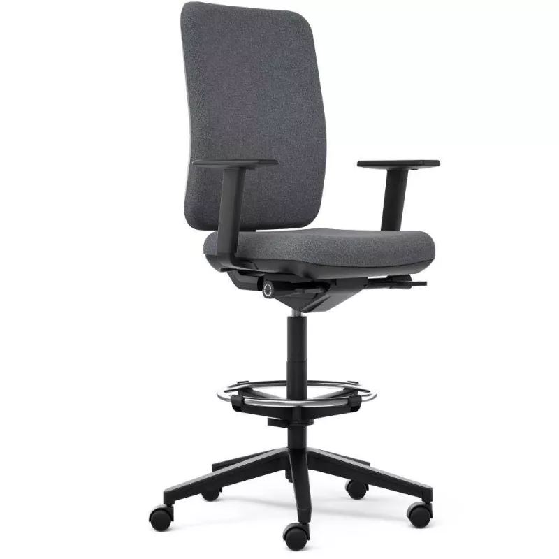 OSCAR 2 TISSU│Fauteuil dessinateur accoudoirs