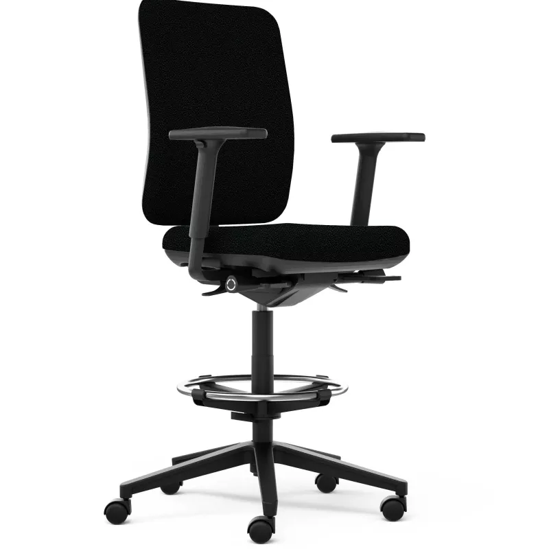 OSCAR 2 TISSU│Fauteuil dessinateur accoudoirs