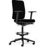 OSCAR 2 TISSU│Fauteuil dessinateur accoudoirs