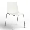 Lot de 4 chaises Gelati en ABS monocoque de couleur EOL