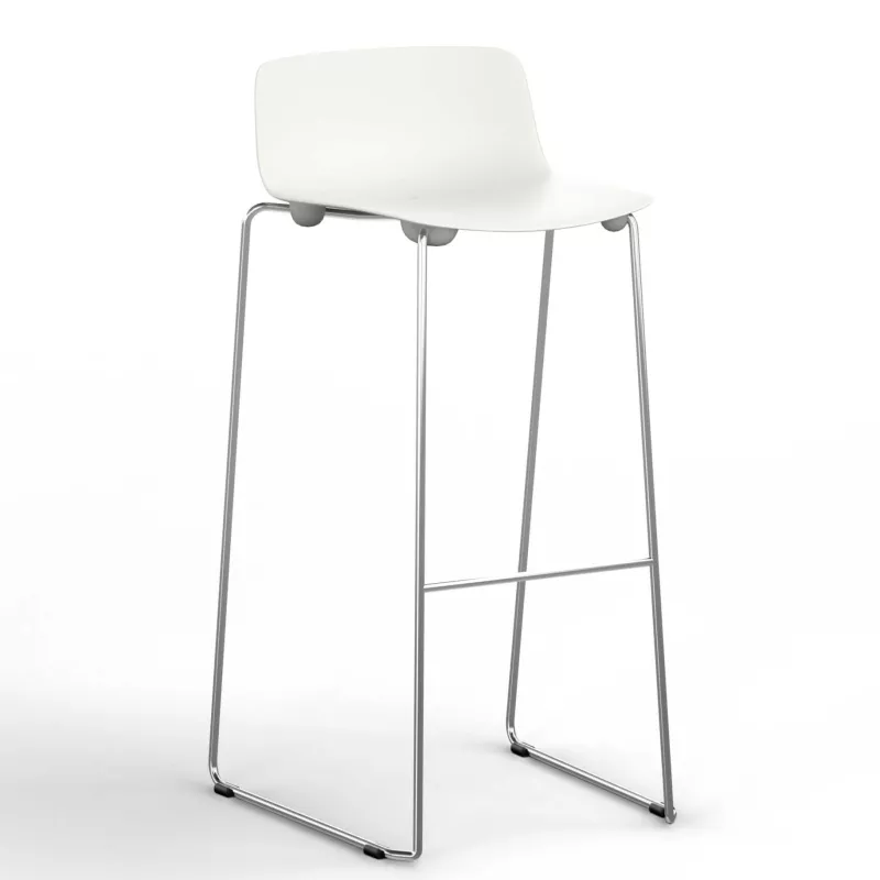 Lot de 2 tabourets Gelati en ABS monocoque de couleur EOL