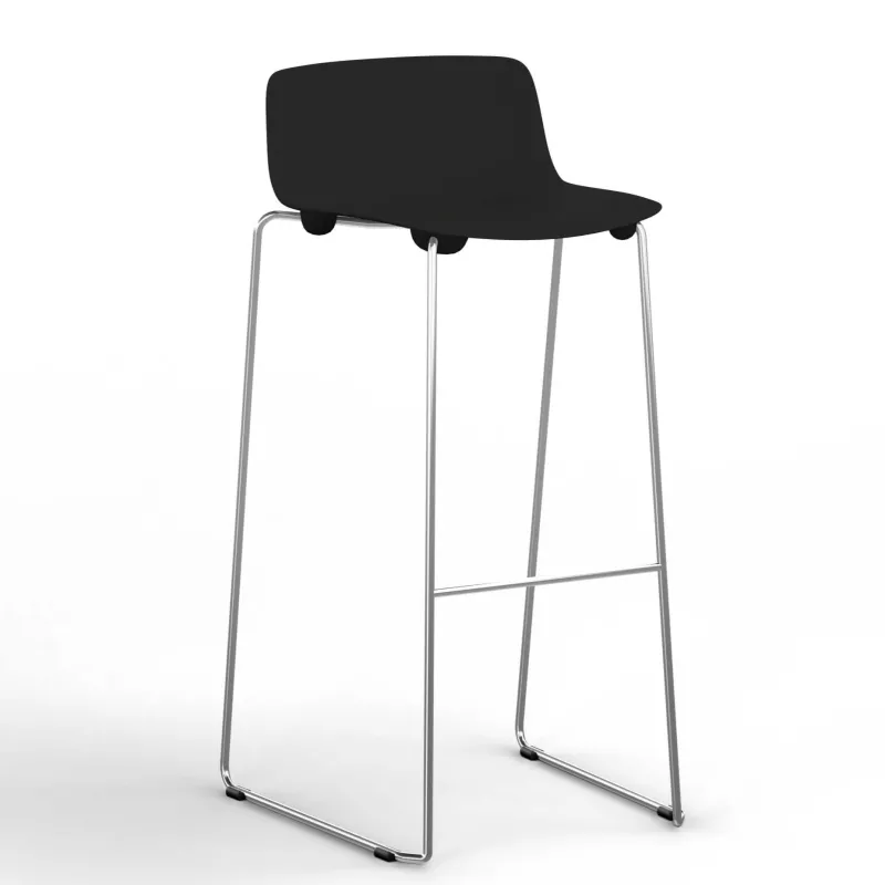 Lot de 2 tabourets Gelati en ABS monocoque de couleur EOL
