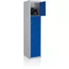 VESTIAIRES│Spécifiques 2 ou 4 cases│Gris clair/ 2 coloris à choix