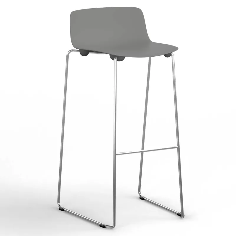 Lot de 2 tabourets Gelati en ABS monocoque de couleur EOL