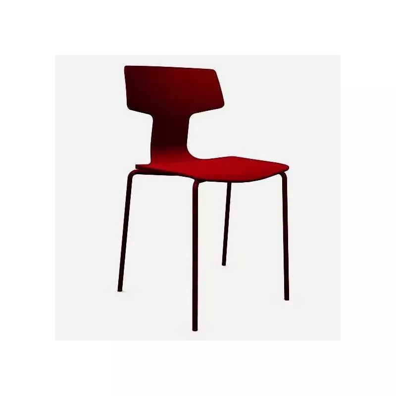 TARA│Lot de 4 Chaises 4 pieds assortis à la coque