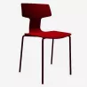 TARA│Lot de 4 Chaises 4 pieds assortis à la coque