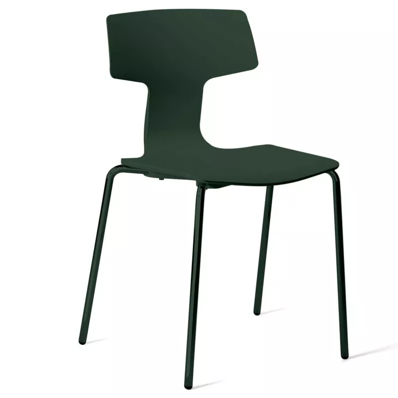 TARA│Lot de 4 Chaises 4 pieds assortis à la coque