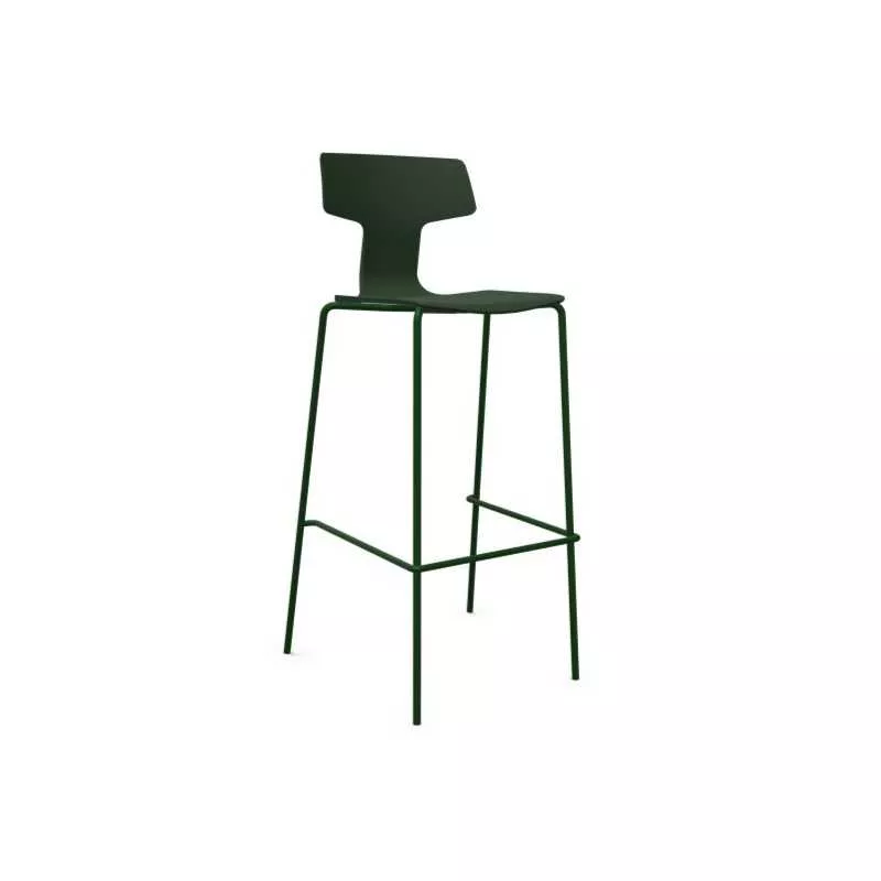 TARA│Lot de 2 tabourets 4 pieds assortis à la coque