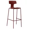 TARA│Lot de 2 tabourets 4 pieds assortis à la coque