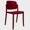 LINE│Lot de 4 Chaises style bistrot outdoor