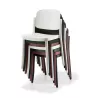 LINE│Lot de 4 Chaises style bistrot outdoor