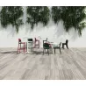 LINE│Lot de 4 Chaises style bistrot outdoor