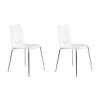 SPOON│Lot de 2 chaises collectivité unicolore