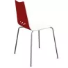 SPOON│Lot de 2 chaises collectivité bicolore