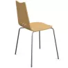 SPOON│Lot de 2 chaises collectivité Chêne clair