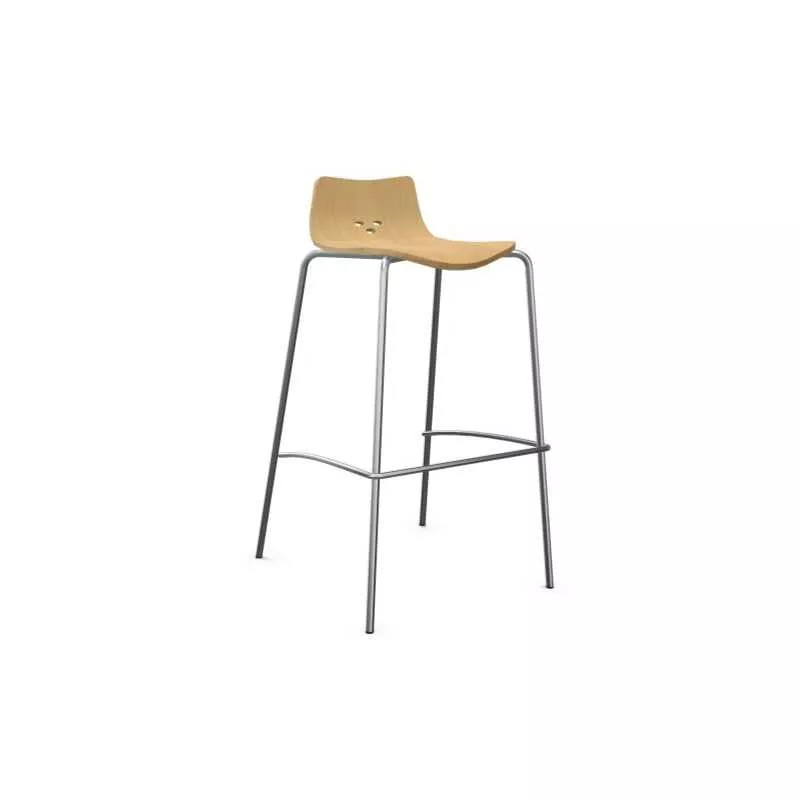 SPOON│Lot de 2 tabourets chêne clair