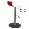 SPOON│Lot de 2 tabourets lift bicolore