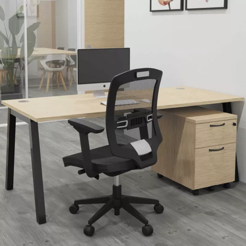 PARTAGE│Bureau droit Profondeur 80
