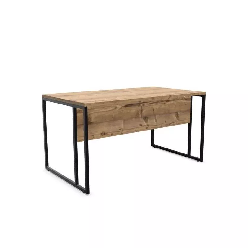 STRICTO│Bureau droit Profondeur 80 pied double ruban