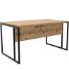 STRICTO│Bureau droit Profondeur 80 pied double ruban