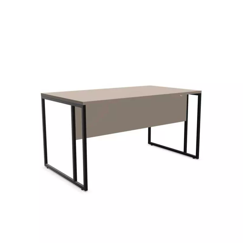 STRICTO│Bureau droit Profondeur 80 pied double ruban